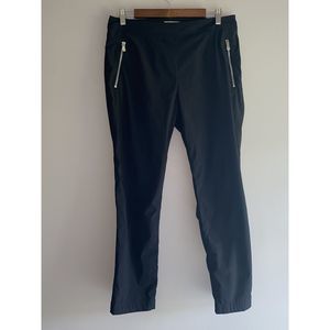 Anatomie Womens Black Pants With Zipper High Rise Curvy Skinny Crop Ankle Medium